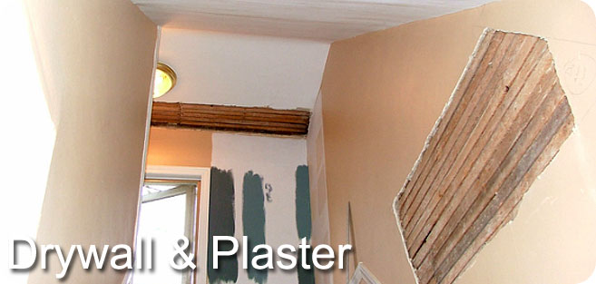 drywall and plaster